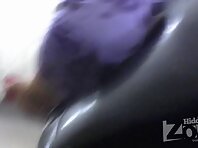 Up2474#Upskirt blonde in a short white skirt. Another good model for shooting upskirt in the