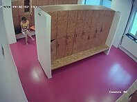 Lo2035#Girl takes off sportswear. Naked she takes away her things and at this moment we can 