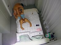 Pv35859#Hiddencam in the bedroom. A hidden camera caught a naked tanned couple in the bedroom