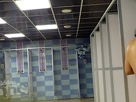 Sh1270#Girl with big tits takes a shower right in front of our hidden cam shower. voyeur vid