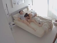 Pv36094#Hiddencam in the bedroom. A hidden camera caught a naked couple in the bedroom.
