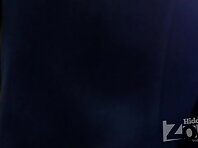 Up1703#The girl in the wide blue dress. Beautiful round ass and hairy crotch in white pantie