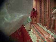 Sh961#Directly in front of the camera shakes a fat woman with huge boobs. But she was quite