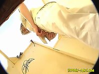 Bc1344#Hidden camera in the beach cabin