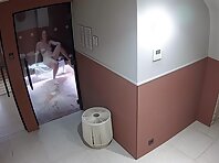 Pv36403#Hidden camera in the spa center. A Hidden camera caught a completely naked beauty in