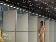 Sh1332#Naked women take a shower after the pool. Our cameraman filmed all their charms on hi