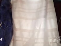 Up2938#Upskirt to a slender girl in a long white skirt. Our operator prepared for a long tim