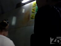 Up2147#Tanned brunette in a wide white skirt. Beautiful tanned thighs and shaved crotch pant