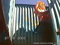 Bc94#Hidden camera in the beach cabin