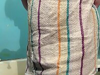 Sp1349#We were able to hide a camera in the bathroom a young girl who had gathered to wash