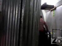 Up1739#Girl in a narrow pink skirt. Chic ass and shaved crotch in black panties. Lucky upski