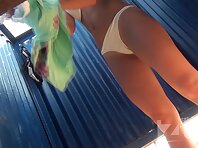 Bc2436#In this video, I shot two girls in turn. The first managed to capture only the chest,