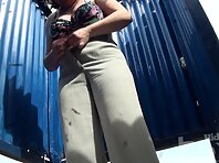 Bc1557#First, we are enjoying huge boobs of this woman, then she takes off panties and we se