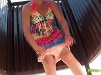 Bc1365#Hidden camera in the beach cabin