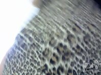 Up1541#Tanned blonde with round ass and hairy crotch in pink panties