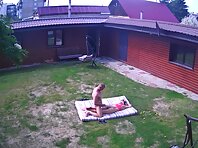 Nu2480#A couple is having sex on the lawn