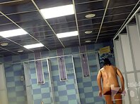 Sh1441#Another brunette appeared in the shower. Nothing escapes the attention of Hidden cam 