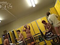 Lo1404#Just six naked women at the same time watching our locker room voyeur cam. Tits and p