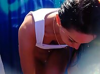 Bc2803#Spying in the beach cabin