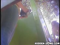 Bc350#Hidden camera in the beach cabin