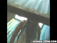 Bc286#Hidden camera in the beach cabin