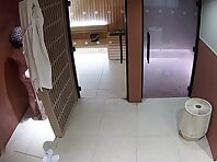 Pv36159#Hidden camera in the spa center. Hidden camera caught a completely naked baby with ha