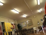 Lo1409#Our locker room voyeur cam changes Ã Ã­ angle and takes close-up ass and pussy of Ã  