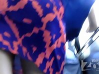 Up2000#Blonde in a short blue dress. Another good hot teen girls upskirt. Operator was able 