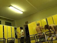 Lo1397#Slender woman smears her body cream after a shower. She is a successful model for our