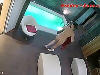 Sp2920#SpyCam in Sauna Pool