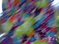 Up1876#A girl in a long skirt wide. Our operator managed to push his hand under her skirt. A