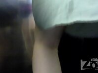 Up2005#Brunette in a short green dress. Another good hot teen girls upskirt. Operator was ab