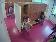 Lo2027#Naked beauties come out of the shower. They go to their wardrobes, but don't rush to 