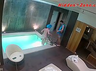 Sp2924#SpyCam in Sauna Pool