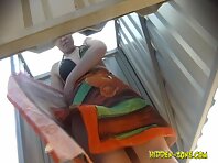 Bc1001#Hidden camera in the beach cabin