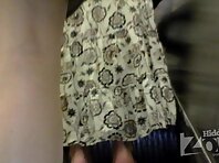 Up1858#Blonde in a narrow beige skirt. Our operator has made some great shots of her crotch 