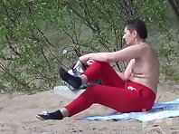 Nu1695#On the nudist beach is our agent, and takes on the Nude beach voyeur cam. On the beac