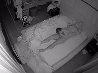 Pv35446#Hiddencam in the bedroom. A hidden camera caught a naked couple in the bedroom.