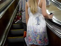 Up1486#Round ass in white panties