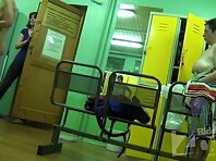 Lo1153#Naked girls and women in the locker room after a shower