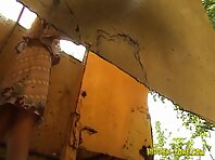 Bc1324#Hidden camera in the beach cabin