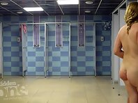 Sh1310#Two girlfriends taking a shower naked right in front of our hidden camera. In the sho