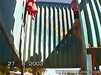 Bc95#Hidden camera in the beach cabin