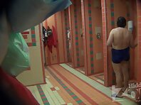 Sh965#Girl with beautiful hair on her pussy puts in order her hair right in front of our hi