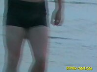 Nu1029#Tanned girl in white boobs on the nude beach