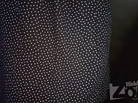 Up3035#Under the skirt of a slender blonde in a long black dress. Continuation of the previo