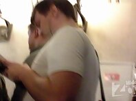 Up1793#Slender brunette in a short black skirt. Beautiful shaved crotch in black panties and