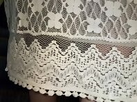 Up2903#Under the skirt of a slender girl in a short white dress. Our operator several times 