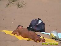 Nu1186#Beautiful exposes her different places for the sun and along for our hidden cameras. 