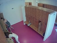Lo1855#The camera in the women's locker room gives us the opportunity to see everything that